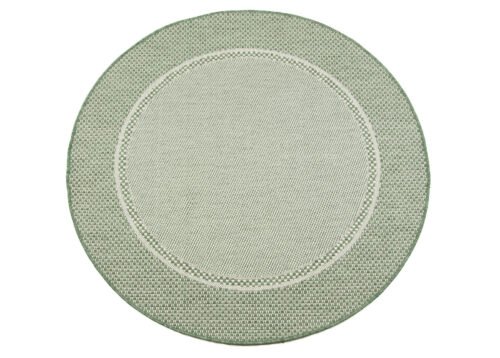 Matto TAPIO 21330 Norsunluunvärinen hopea/Salvianvihreä pyöreä