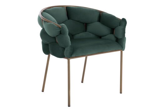 Tuoli ALEX vihreä/kulta