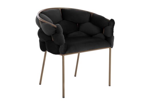 Tuoli ALEX musta/kulta