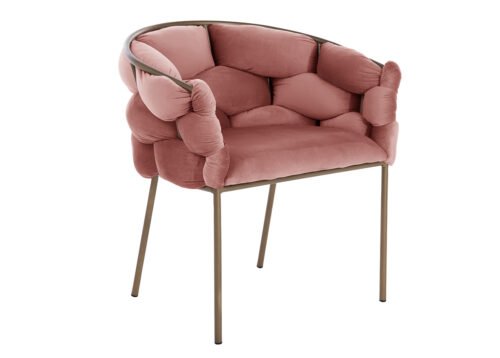Tuoli ALEX pinkki/kulta