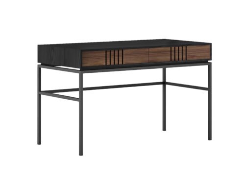 Työpöytä 22817 musta tammi/pähkinä