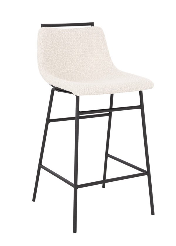 Baarituoli GABRIEL valkoinen