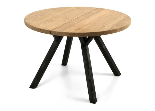 Pöytä NILS antiikki/musta 115x76cm