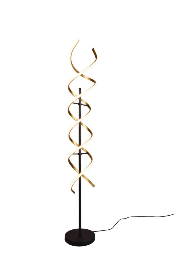 Lattiavalaisin SERENA matta messinki/matta musta