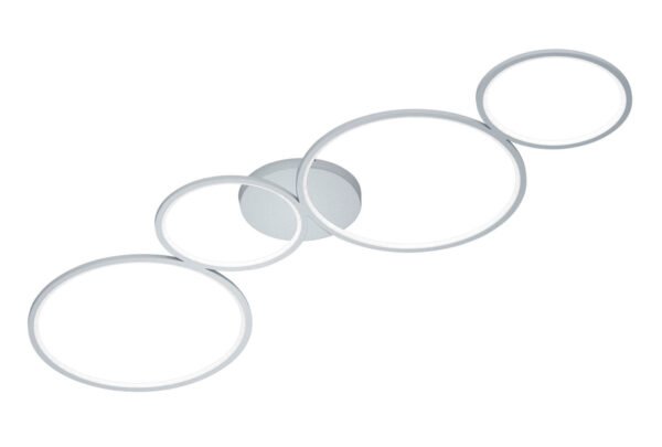 Kattovalaisin ROBERTO 4-lamppuinen hopea