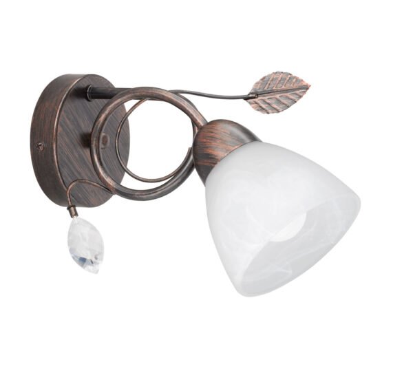 Seinävalaisin TOPI antiikkiruosteinen