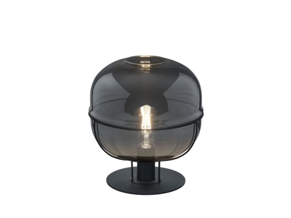 Pöytävalaisin LOGAN mattamusta