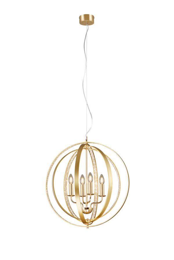 CAMILLA-riippuvalaisin kiillotettu messinki