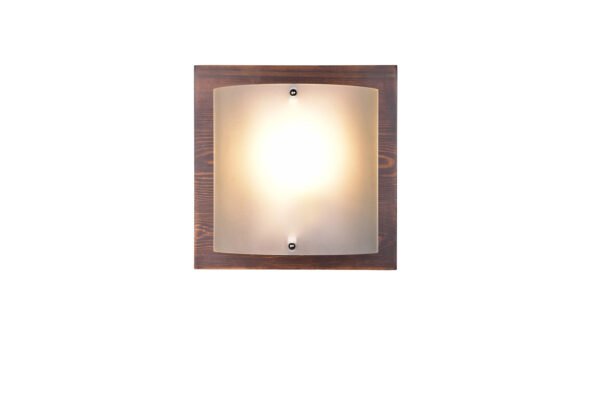 PAOLA-seinävalaisin 25×25 cm vanhaa puuta