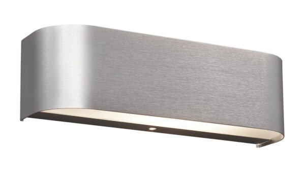 ADELE-seinävalaisin harjattua alumiinia