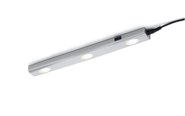 Seinävalaisin ARIANNA, 3-osainen, harmaa