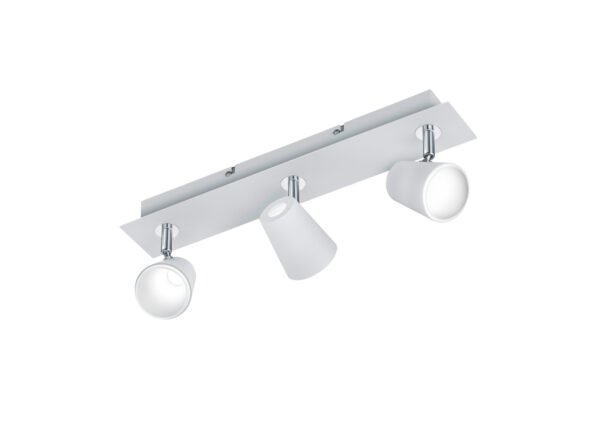 Kohdevalaisin NADINE 3-lamppuinen mattavalkoinen