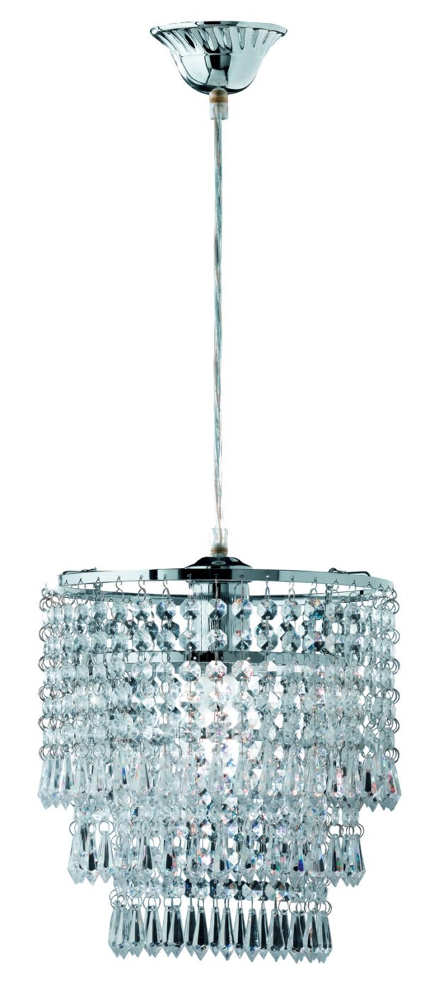 Riippuvalaisin OTTO 1-lamppuinen kromi