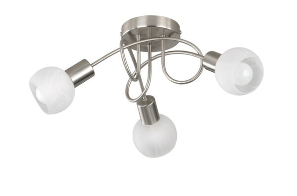 Kattovalaisin ANDRE, 3-osainen, 45 cm, mattanikkeli