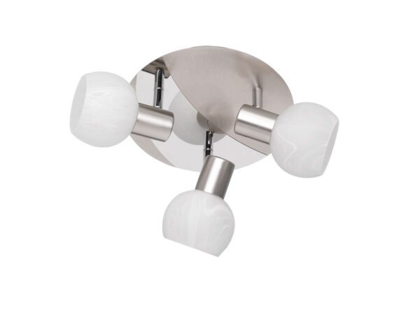 Spottivalaisin ANDRE 3-osainen 22 cm matta nikkeli