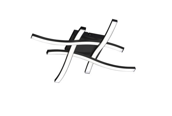 Kattovalaisin ROBERTO 4-lamppuinen mattamusta