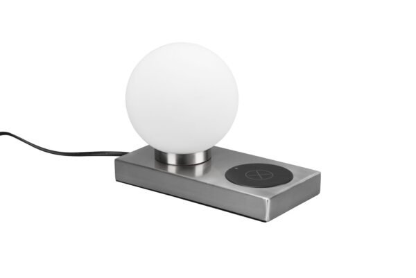 Pöytävalaisin CHIARA mattanikkeli