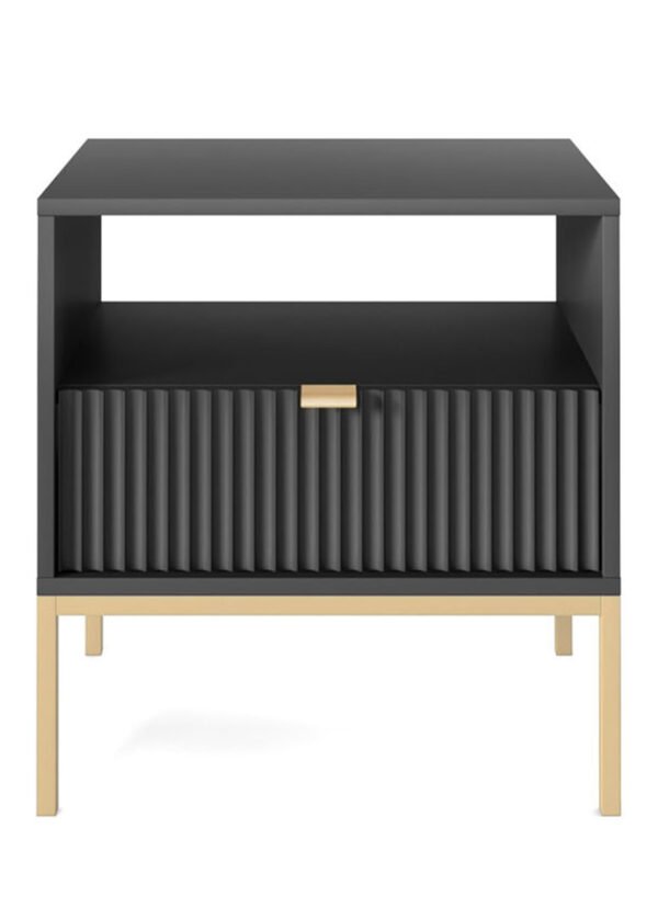 Yöpöytä NOAH musta/kulta