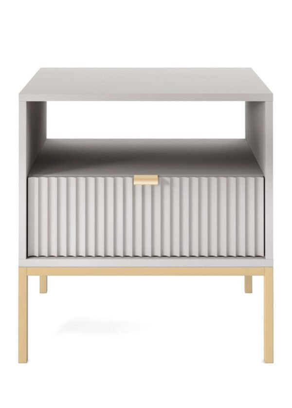 Yöpöytä NOAH harmaa/kulta