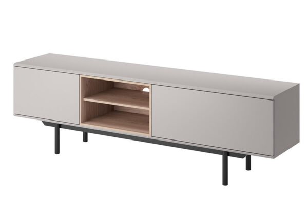 TV-taso INGA harmaa/hikkoripuu