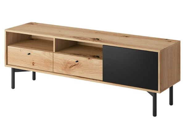 TV-taso FLORENCE artesaanitammi/musta