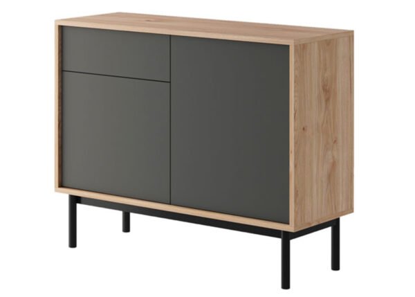 Lipasto BELLA hikkori/harmaa