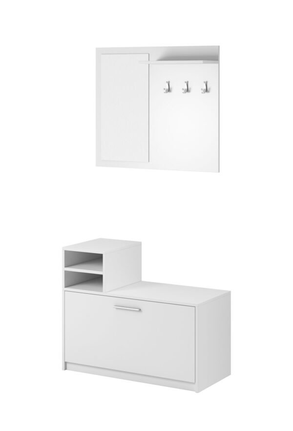 Vaatekaappi LUCIA valkoinen