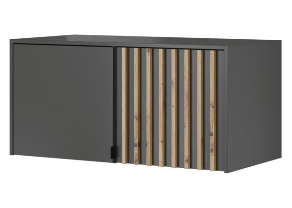 Vaatekaappi NICOLE 2D grafiitti