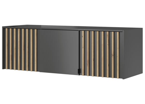 Vaatekaappi NICOLE 3D grafiitti