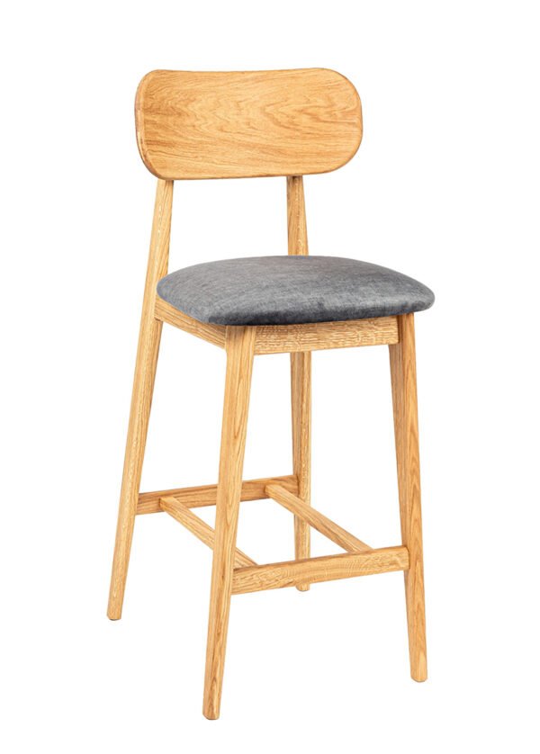 Baarituoli PAOLO tammi/harmaa