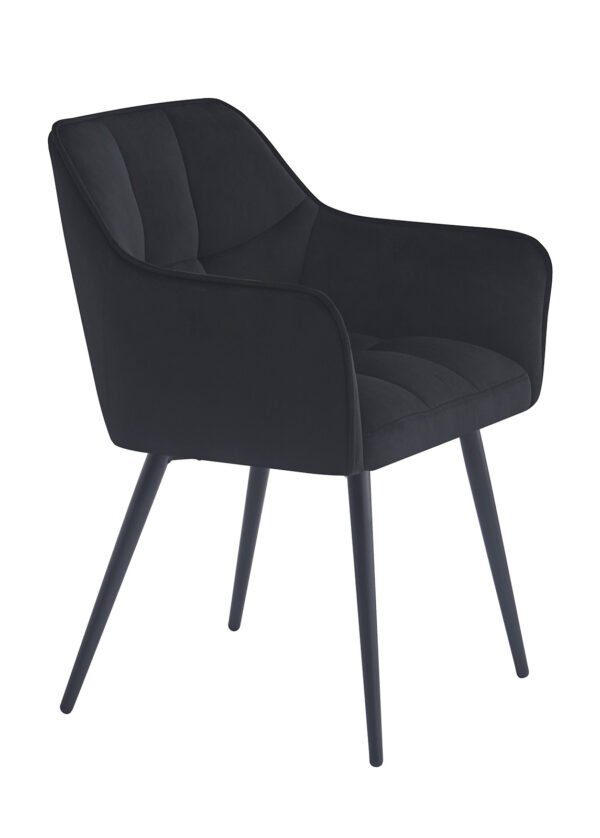 Tuoli SUSANNA musta sametti