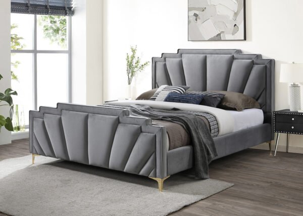 Sänky CHIARA tummanharmaa