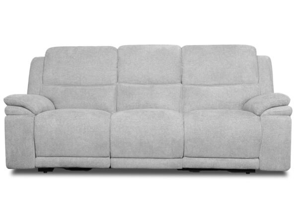 Reclinersohva MAGNUS 3-paikkainen vaaleanharmaa
