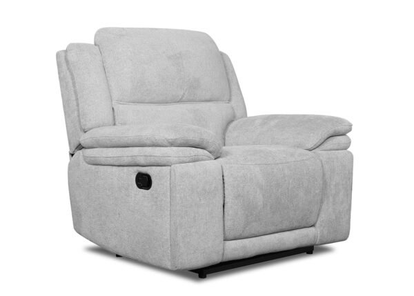 Reclinertuoli MAGNUS vaaleanharmaa