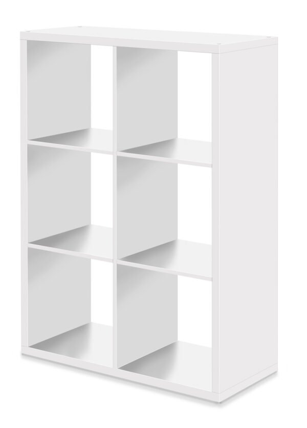 Hylly MAXINE-6 valkoinen