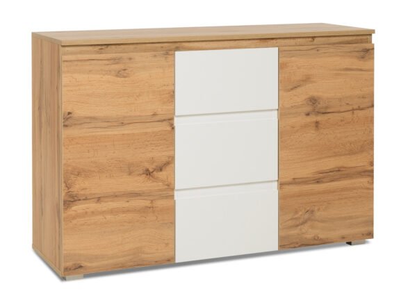 Lipasto ISABELLA 4 valkoinen/tammi