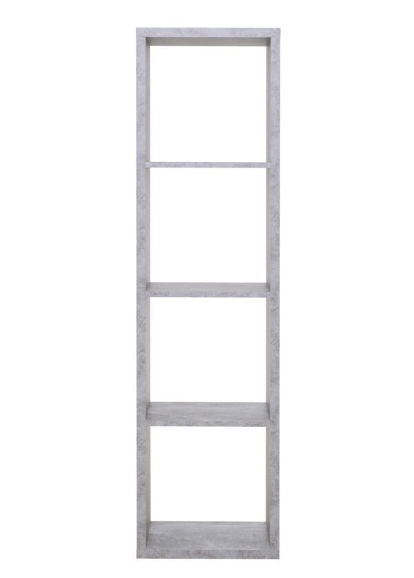 Hylly MAXINE-4 harmaa