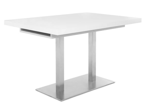Jatkettava pöytä QUINN valkoinen