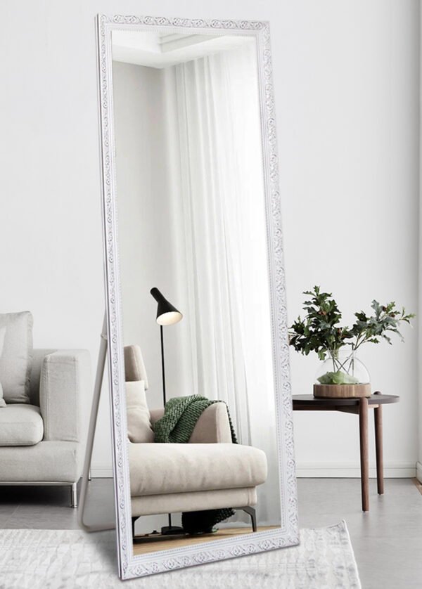 Lattiapeili TUULA hopeanvalkoinen