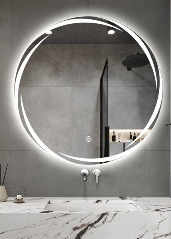 Seinäpeili TOPI valaistuksella