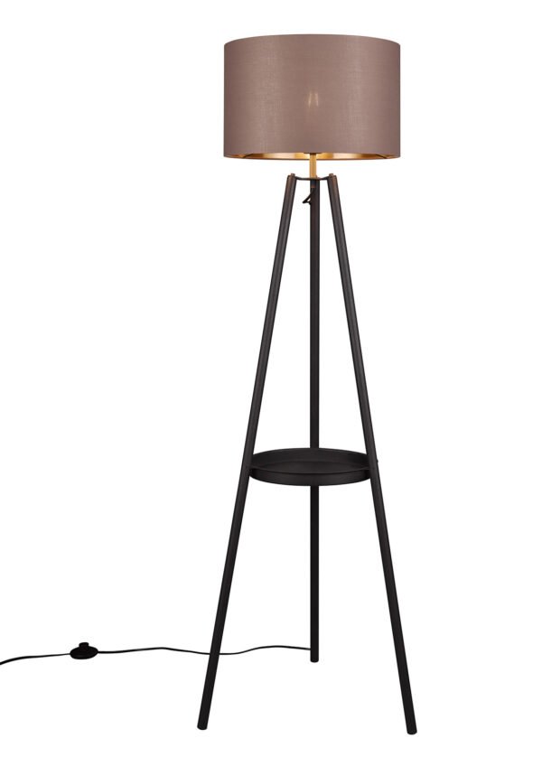 Lattiavalaisin CAMILLA mattamusta/ruskea