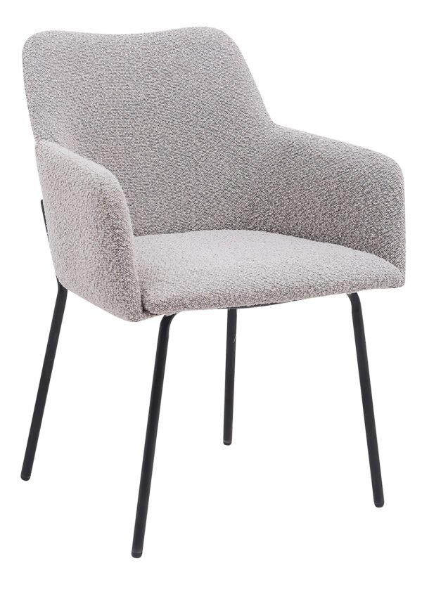 Tuoli DANIEL vaaleanharmaa