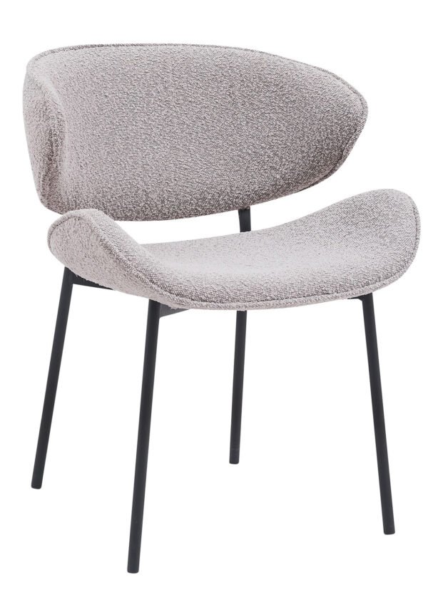 Tuoli LINDA vaaleanharmaa