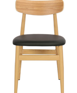 Tuoli INARI luonnonvärinen/musta PU - Image 2