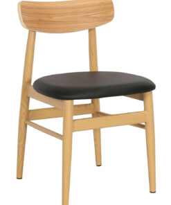 Tuoli INARI luonnonvärinen/musta PU