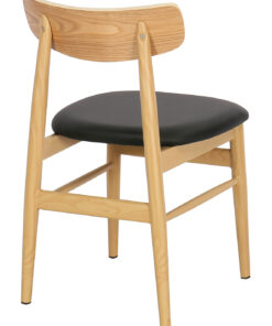 Tuoli INARI luonnonvärinen/musta PU - Image 4