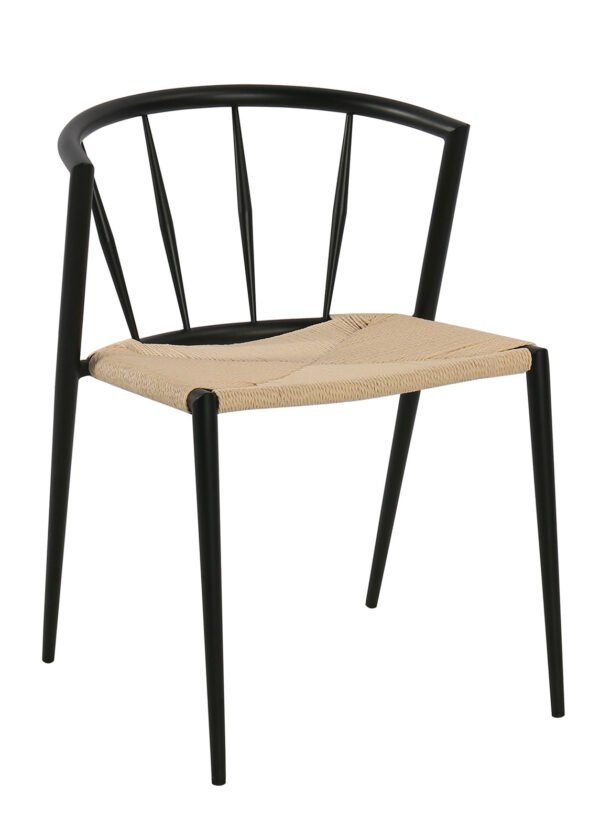 Tuoli NADINE musta/beige