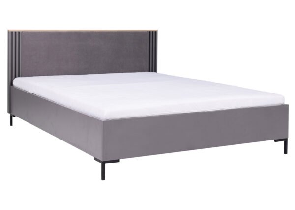 Sänky ALICE 19 tammi/antrasiitti 160x200cm