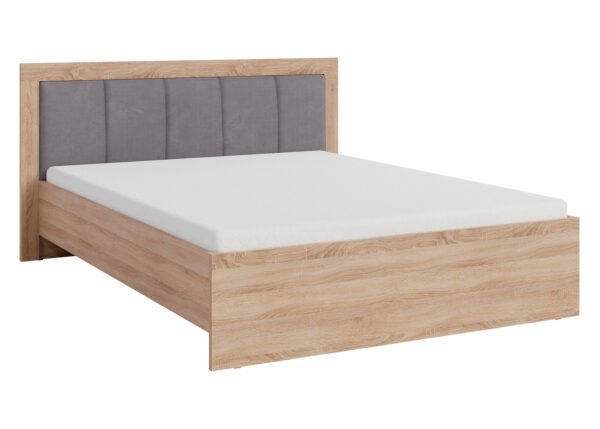 Sänky SOPHIE 6 valkoinen/sonoma tammi 160×200 cm