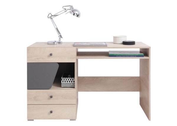 Työpöytä DARIO 9 tammi/antrasiitti